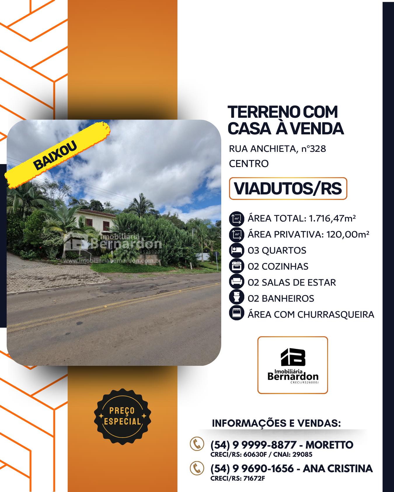 Imagem: Ampla casa de 02 pavimentos.